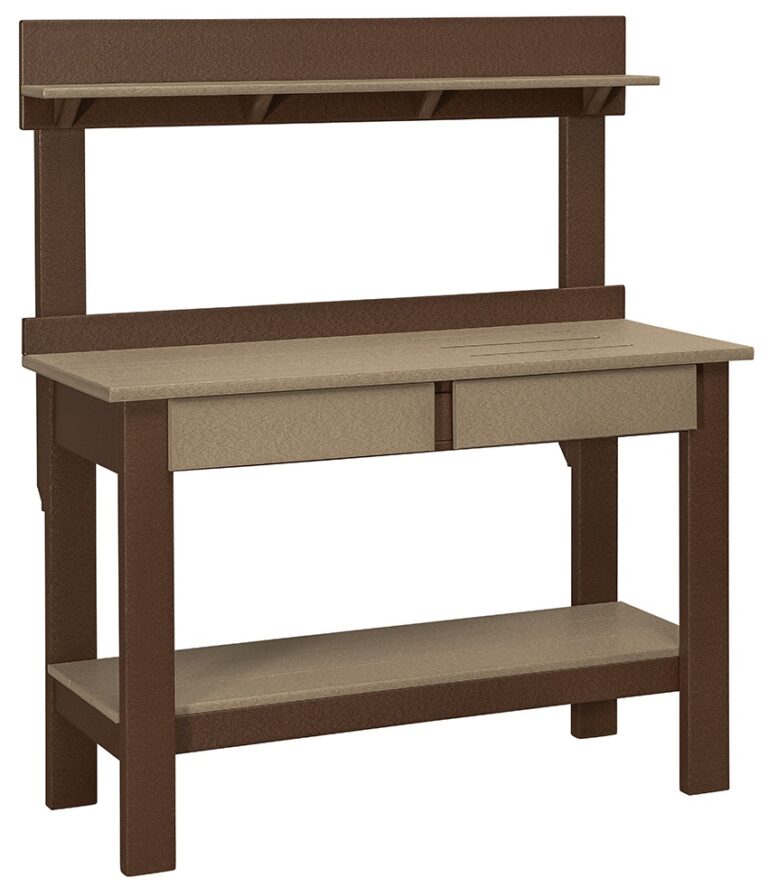 Custom Potting Bench with Drawers