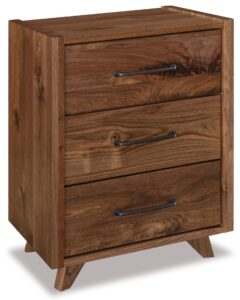 Yukon Three Drawer Nightstand