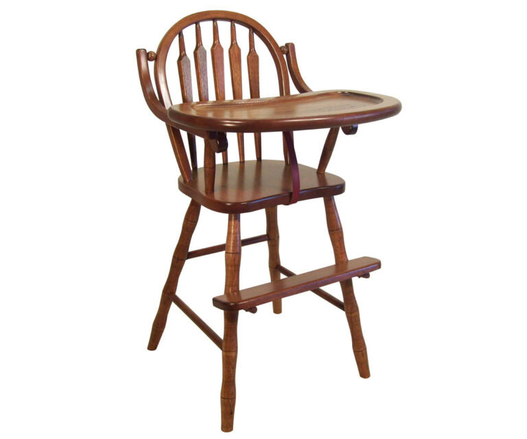 Custom Arrow Back High Chair