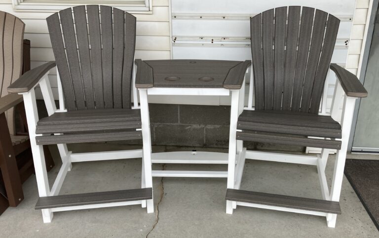 Custom Comfort Back Connected Balcony Set - Counter Height - Ready for Pick Up
