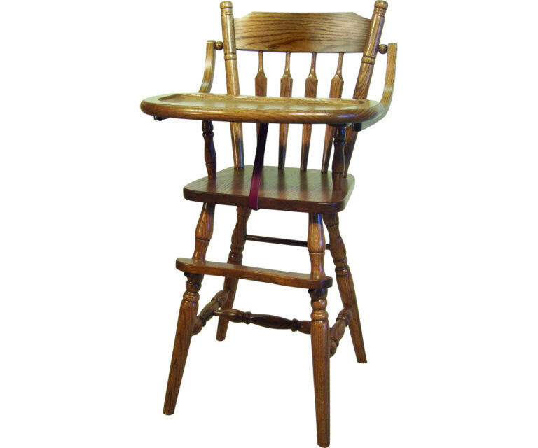 Custom Plain Back High Chair