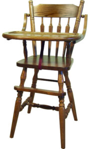 Plain Back High Chair
