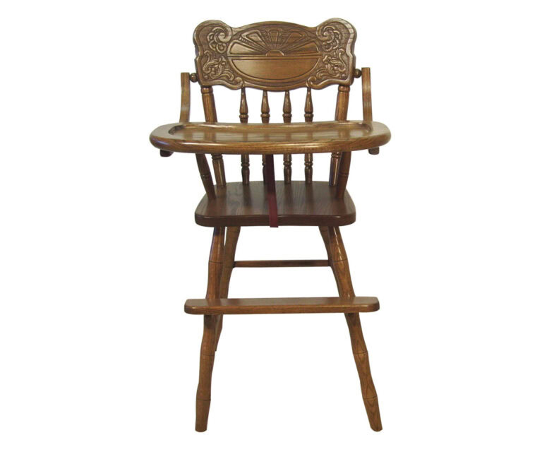 Custom Sunburst High Chair