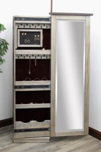 Barn Wood Jewelry Armoire