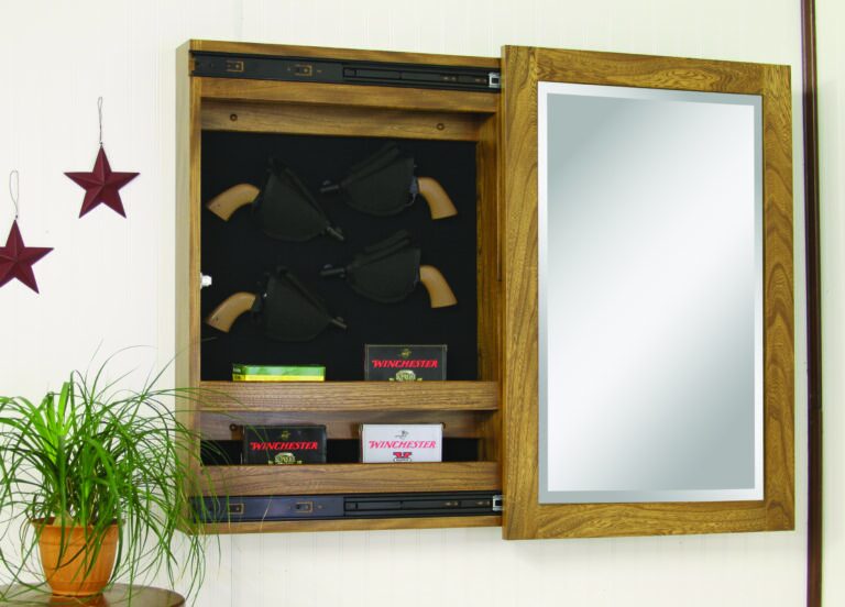Custom Cambridge Gun Cabinet Open