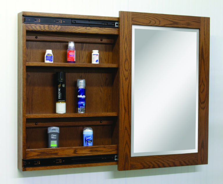 Custom Cambridge Medicine Cabinet Open