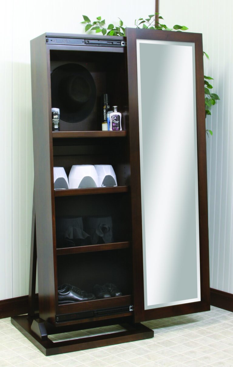 Custom Shaker Hat Storage Leaner Cabinet