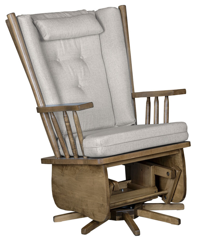 Custom 4 Post Highback Swivel Glider Smooth