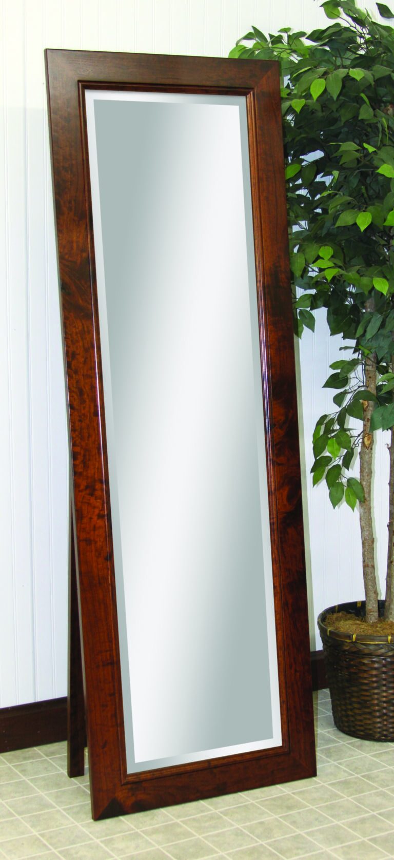 Custom Brooklyn Shaker Leaner Mirror