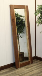 River Run Live Edge Walnut Mirror
