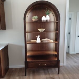 Century Round Top Bookcase - Ready for Pick-Up