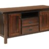 Amish Graham Deluxe TV Stand with 2 Drawers