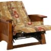 Amish Craftsman Mission Wall Hugger Recliner Fully Reclined