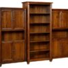 Amish Belmont Open Bookcase Wall Unit