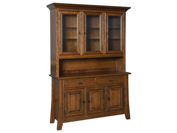 54 inch Heritage Hutch | Custom Amish Wide Heritage Hutch