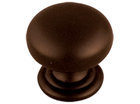 Single Pedestal Small Rolltop Desk with K2980ORB Oil Rubbed Bronze