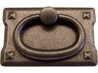 Mission Two Wood Door Pie Safe with D-528-B Pewter