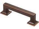 Northport Executive Paneled Desk with P3011-OBH Oil Rubbed Bronze Highlighted