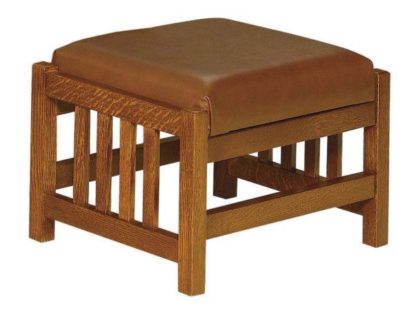 Amish Clearspring Slatted Morris Footstool