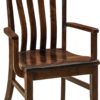 Amish Galena Dining Chair with Arms