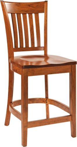 Amish Harper Wooden Bar Chair