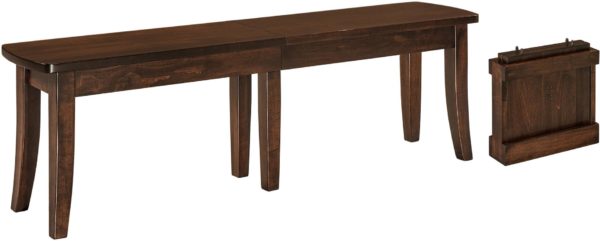 Amish Broadway Dining Bench