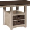 Amish Heidi Cabinet Table with Leaf