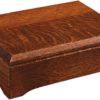 Amish 12 inch Quarter Sawn White Oak Jewelry Box