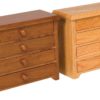 Amish 12 inch Shaker Jewelry Cabinet Cherry and Oak