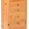 Amish 48 inch Mission Jewelry Armoire Rustic Cherry