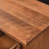 Amish Tuscany Entertainment Console Rough Sawn Brown Maple Detail