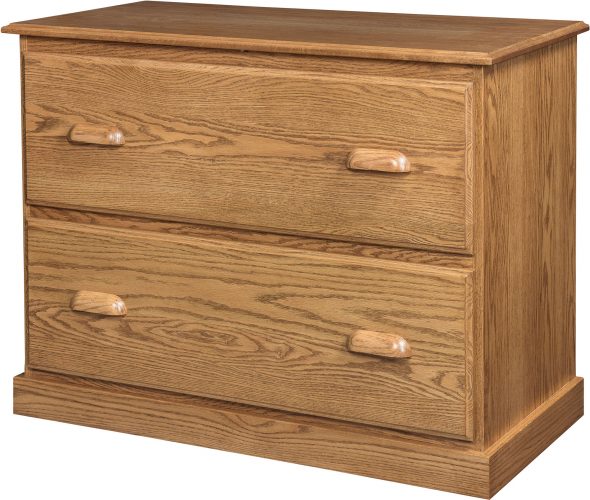Traditional Heirloom Lateral Oak File Cabinet