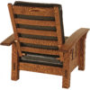 Amish McCoy Morris Chair Back Detail