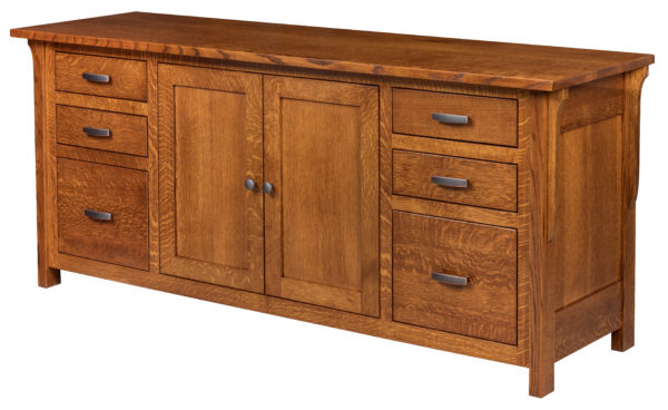 built in credenza dining room
