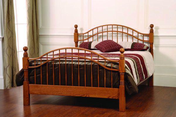 Amish Laurel Victorian Bed
