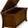 Amish Caledonia Blanket Chest Open