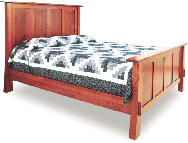 Amish Modesto Panel Bed