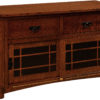 Amish Morgan TV Cabinet With Drawers
