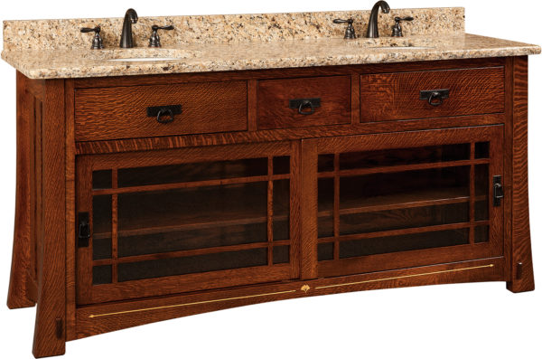Amish Morgan Double Basin Free Standing Sink
