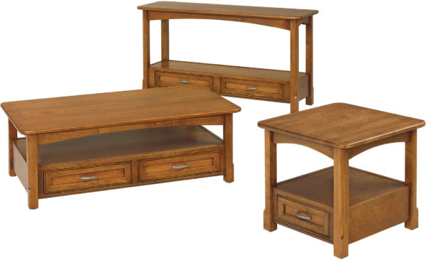 Amish West Lake Open Occasional Table Collection