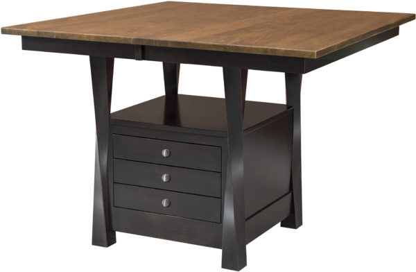 Amish Lexington Cabinet Dining Table