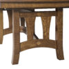 Amish Naperville Trestle Dining Table Detail