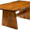 Amish Bayport Dining Table with Live Edge