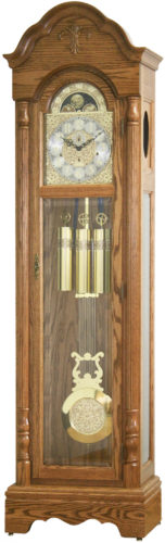 Amish Light Oak Canterbury Grandfather Clock