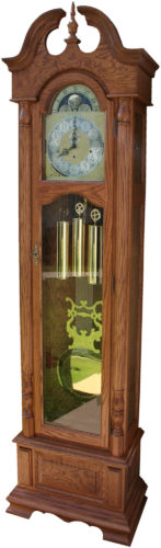 Amish Oak Harrington Grandfather Clock