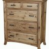 Amish Wide Homestead 5 Drawer Chest