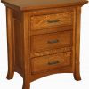 Amish Homestead 3 Drawer Large Nightstand