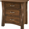 Amish Lexington Large Brown Maple Nightstand