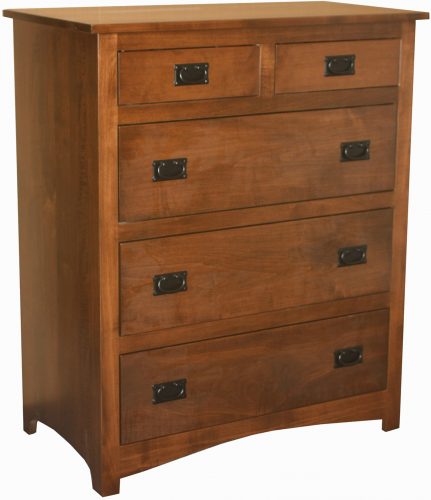 Amish Shaker Five Drawer Chest