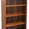 Amish Shaker 72 Inch Tall Bookcase with Five Shelves
